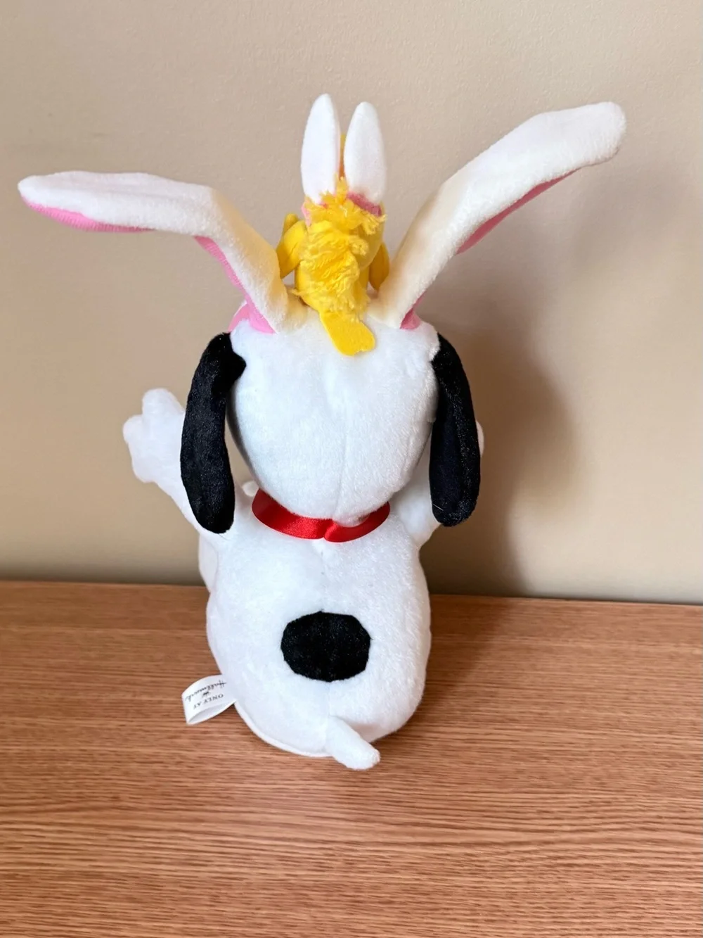 Snoopy & Woodstock Bunny Ear Plush with musical